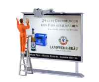 Viessmann H0 6336 Werbetafel mit LED-Beleuchtung