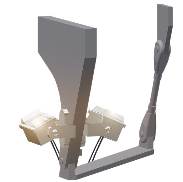 Viessmann H0 6339 Deckenstrahler, LED weiß, 7 Stück