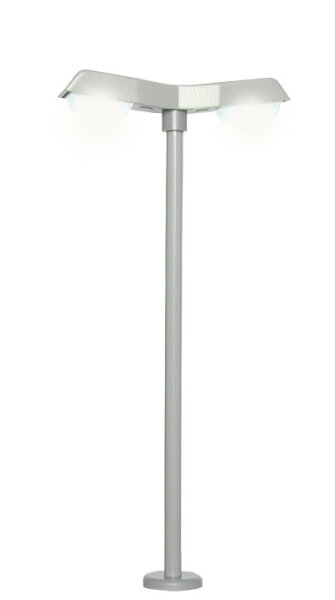 Viessmann TT 6997 Straßenleuchte modern, doppelt, 2 LEDs weiß