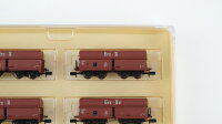 Minitrix N 15145 Selbstentladewagen Set 4 tlg. (Erz II ) DB