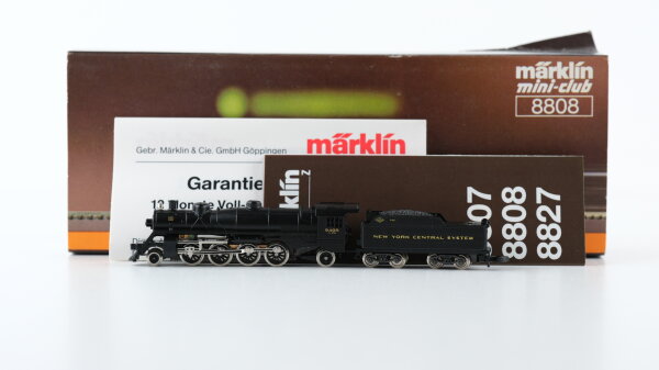 Märklin Z 8808 Schlepptenderlokomotiven 94505 A-2a New York Central System (vermutlich verharzt)