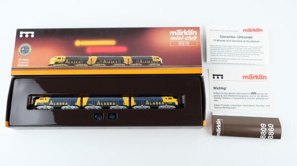 Märklin Z 8819 Diesellokomotive Typ EMD F 7 der Alaska Railroad