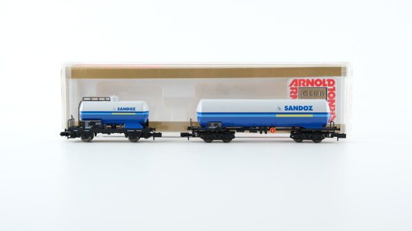 Arnold N 70001 Kesselwagen "Sandoz" Set 2tlg.EVA