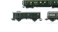 Märklin H0 Konvolut Abteilwagen, Packwagen, Postwagen, Länderbahn