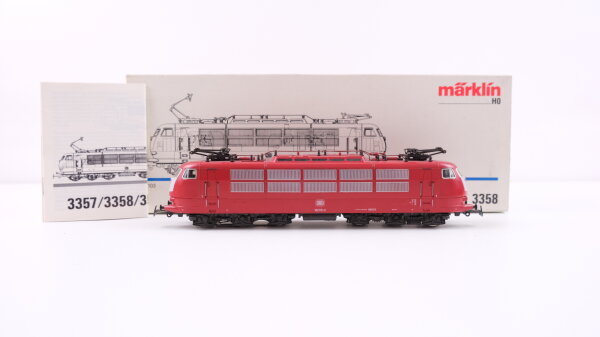 Märklin H0 3358 Elektrische Lokomotive BR 103 der DB Wechselstrom Analog (Richtungswechsel Defekt)