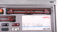 Märklin H0 2663 Autotransport-Zug aus dem Volkswagenwerk der DB Wechselstrom Digital (vermutlich verharzt)