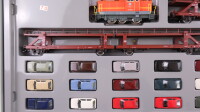 Märklin H0 2663 Autotransport-Zug aus dem Volkswagenwerk der DB Wechselstrom Digital (vermutlich verharzt)