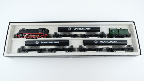 Märklin H0 2854 Güterzug Mannesmann Röhrenzug der DB Wechselstrom Analog