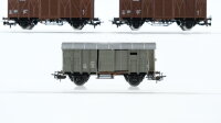 Märklin H0 Konvolut Gedeckte Güterwagen, Gedeckter Güterwagen mit Bremserhaus, DSB/SBB-CFF