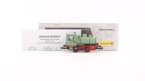 Dingler H0 010237 Dampflok " Deutsche Post No. 2 " Gleichstrom