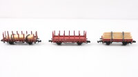 Fleischmann N Güterwagen Set. 3 tlg. DB