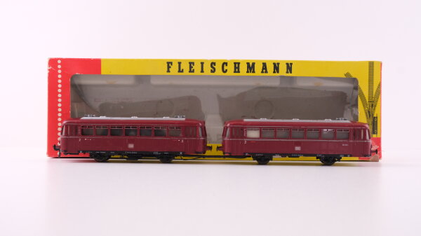 Fleischmann H0 4400 Schienenbus BR 798 mit Steuerwagen BR 998 DB Gleichstrom Analog