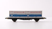 Fleischmann H0 5234 Container-Tragwagen (WTA Ltd) 21 80 411 7 882-1 DB