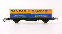 Fleischmann H0 5233 Container-Tragwagen (Danzas Gentransco) 21 80 411 7 882-1 DB