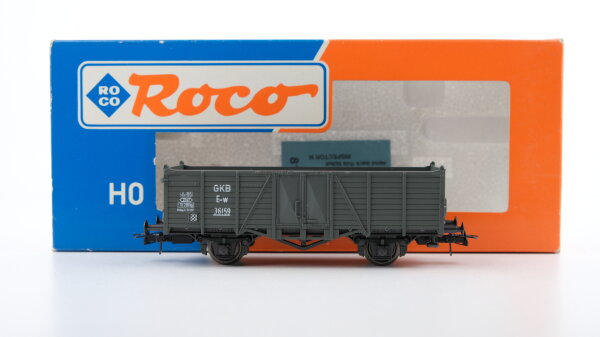 Roco H0 46037 Hochbordgüterwagen (grau, GKB) ÖBB