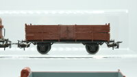 Märklin H0 Konvolut  Hochbordwagen, Hochbordwagen mit Bremserhaus, DB