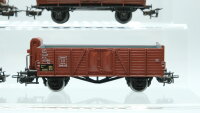 Märklin H0 Konvolut  Hochbordwagen, Hochbordwagen mit Bremserhaus, DB