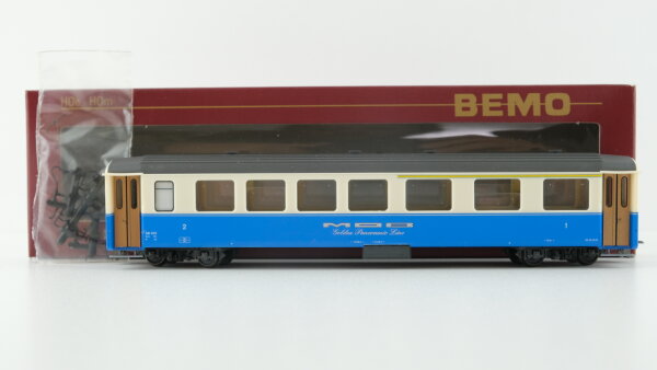 Bemo H0m 3291 322 Personenwagen "Golden Panoramic Line" 1.+2.Kl. MOB