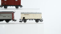 Märklin H0 Konvolut Gedeckte Güterwagen, Hochbordwagen, Seitenwandschiebewagen, DB