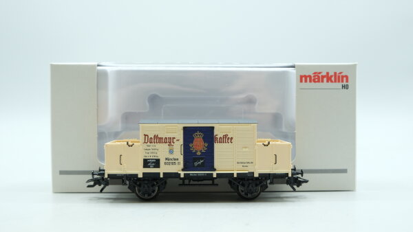 Märklin H0 46074 Gerätewagen Dallmayr Kaffee (Bahndienstwagen)  München der K.Bay.Sts.B. Insider Jahreswagen 2002