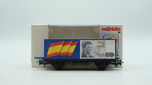 Märklin H0 84575 Behälter-Tragwagen EUROPA 1993 (Containerwagen)  BT 30