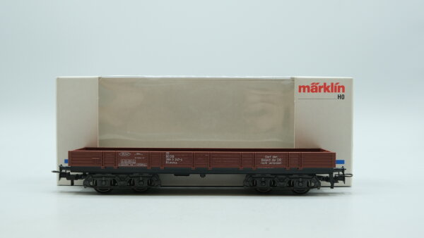 Märklin H0 4473 Niederbordwagen braun Rlmms der DB / Rlmms der SBB