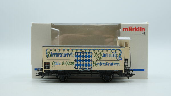 Märklin H0 48921 Bierwagen JAENISCH (Kühlwagen mit Bremserhaus)  G der K.Bay.Sts.B Insider Jahreswagen 1997