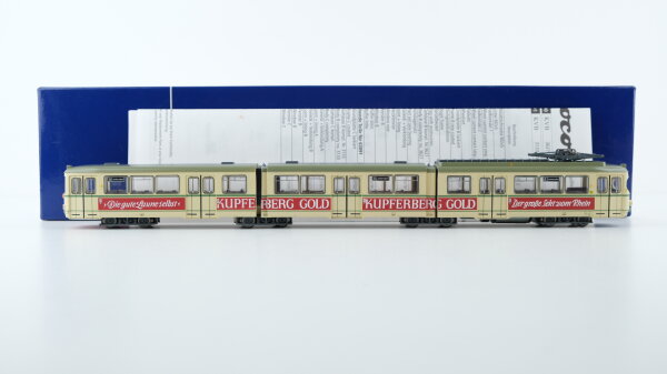 Roco H0 63091 Straßenbahn BR 3133 KVB " Kupferberg Gold " Gleichstrom