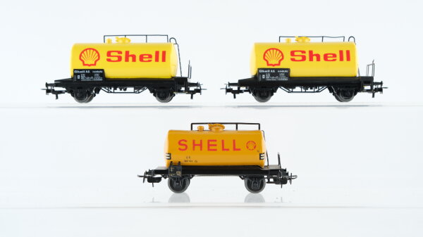 Märklin H0 Konvolut Kesselwagen (Shell), DB