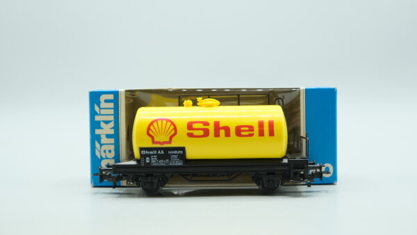 Märklin H0 4442 Mineralöl-Kesselwagen SHELL  Einheitskesselwagen der DB