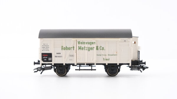 Märklin H0 48754 Gedeckter Güterwagen mit Bremserhaus  Gr 20 der KPEV Insider Jahreswagen 1999