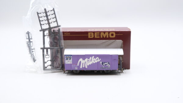 Bemo H0m 2282 133 Güter Werbewagen "Milka" Bob WM 97 RhB