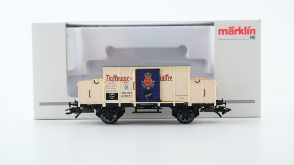 Märklin H0 46074 Gerätewagen Dallmayr Kaffee (Bahndienstwagen)  München der K.Bay.Sts.B. Insider Jahreswagen 2002