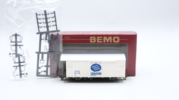 Bemo H0m 2282 124 Güter Werbewagen "Ibacom" RhB