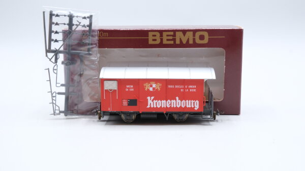 Bemo H0m 2274 319 Güter Werbewagen "Kronenbourg" RhB