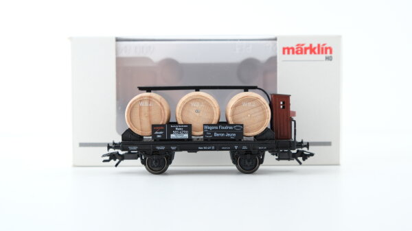 Märklin H0 46744 Weinfaßwagen mit Bremserhaus  Wagen der DRG Jahreswagen 2003