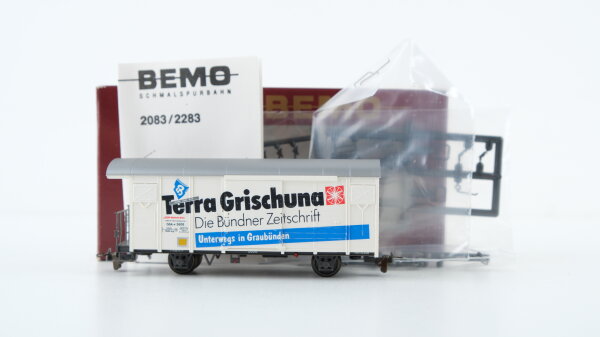 Bemo H0m 2283 128 Güter Werbewagen "Terra Grischuna" RhB