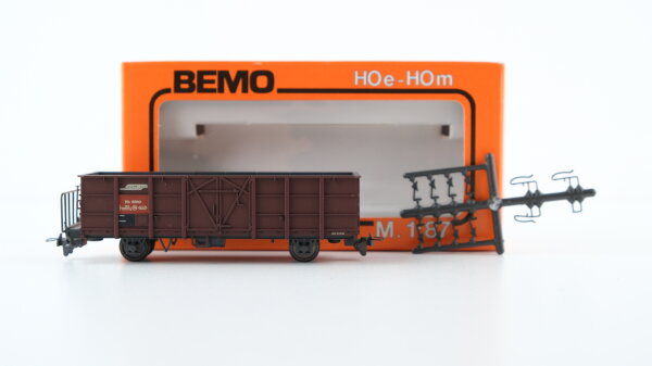 Bemo H0m 2255 110 Hochbordwagen braun RhB