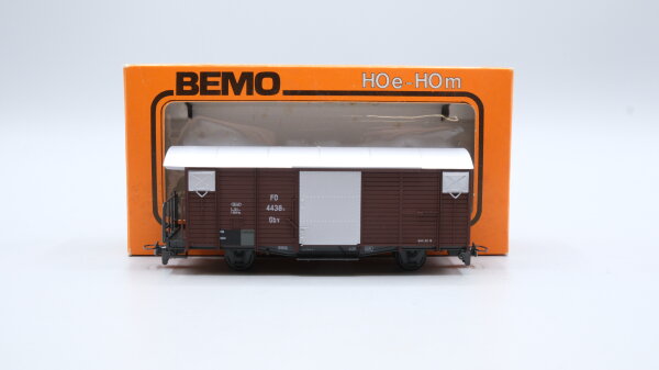 Bemo H0m 2254 Güterwagen braun FO