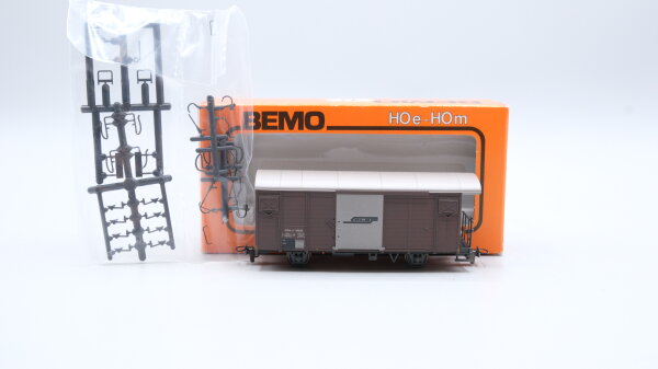 Bemo H0m 2283 116 BR 5606 Güterwagen braun RhB