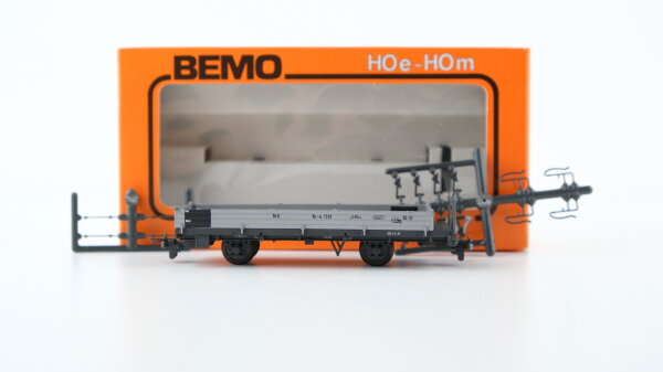 Bemo H0m 2257 Niederbordwagen grau RhB