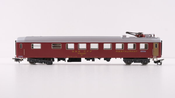 Märklin H0 4068 Reisezugwagen (Restaurant, 51 85 88-30 009-6) WR der SBB