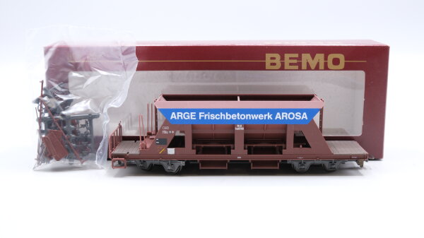 Bemo H0m 2287 109 Kiestransportwagen braun "ARGE" RhB