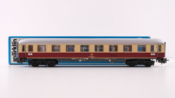 Märklin H0 4085 Reisezugwagen (TEE-ABTEILWAGEN, 61 80 19-80 122-3, beige-rot) 1.Kl.  Av4üm / Avüm 111 der DB in EVP