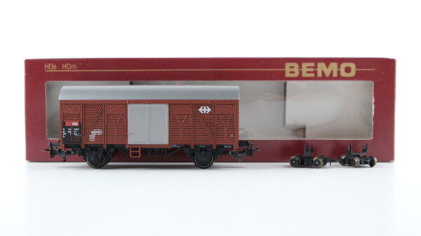 Bemo H0m 2210 851 Rollböcke Transport Güterwagen SBB