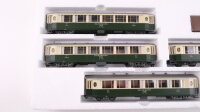 Bemo H0m 7272 134 Salonwagen Set 4 tlg. grün/creme RhB