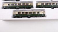 Bemo H0m 7272 134 Salonwagen Set 4 tlg. grün/creme RhB