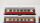 Bemo H0m 3272/S Salonwagen Set 4 tlg. rot/creme RhB