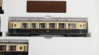 Bemo H0m 7272 300 Salonwagen Set 4 tlg. dunkelblau/creme "Golden Mountain Piullman" MOB