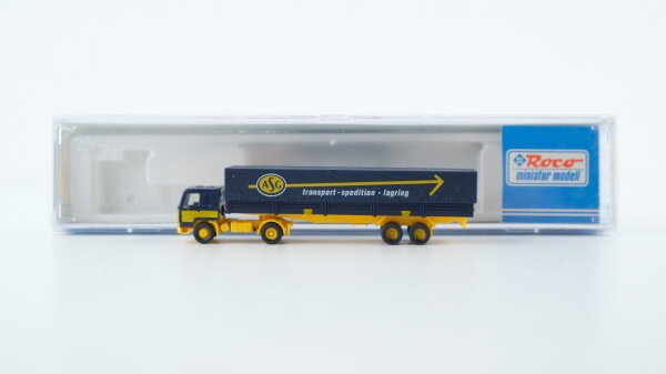 Roco N 1850 Volvo Sattelzug ASG / Transport Spedition Lagring